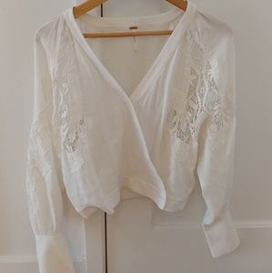 Free People Lace Blouse